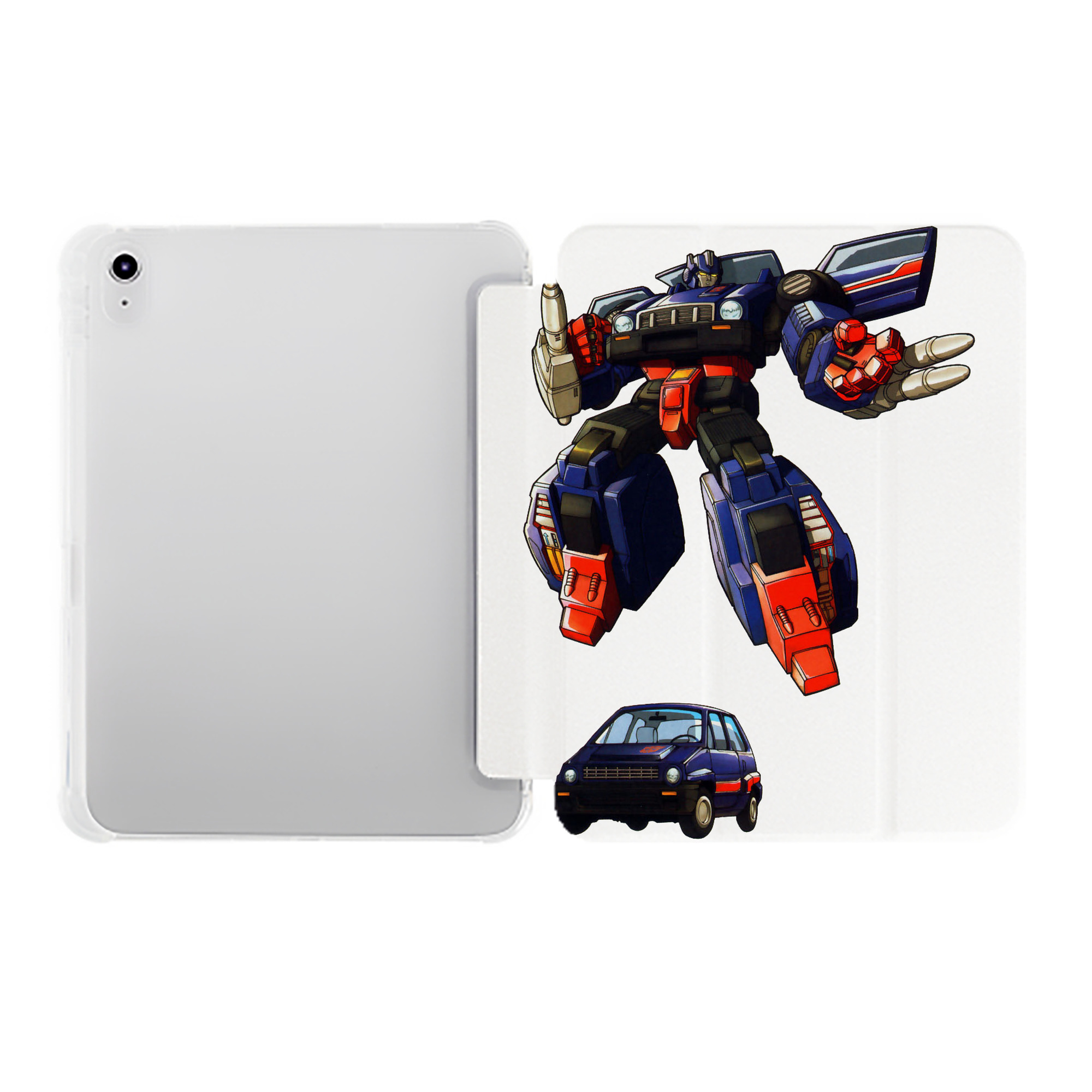 （画像用）  IPad ケース ペン収納付き 三つ折りスタンド PUレザー×シリコン 対応機種9.5/10.5/10.9インチ
